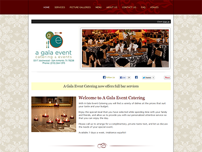 A Gala Event Catering